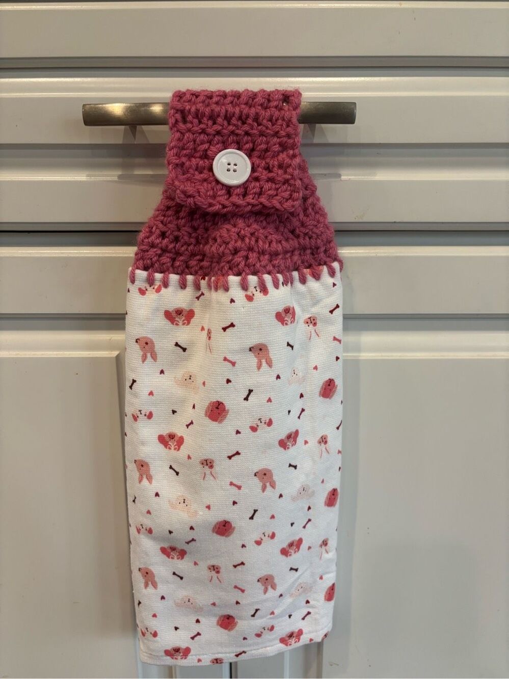 Crochet Top Kitchen Towel- Small animals